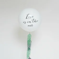 1m Round Wedding Balloon - Love Is In The Air