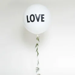 1m Round Wedding Balloon - LOVE