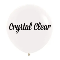 24" Balloon Crystal Clear