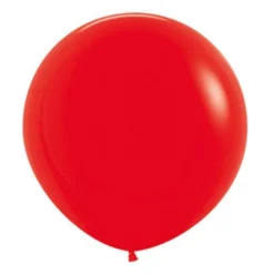 24" Balloon Red
