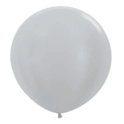 24" Balloon Silver