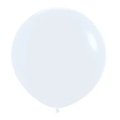 24" Balloon White