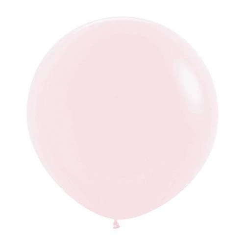 24" Chalk Pastel Balloon Pink