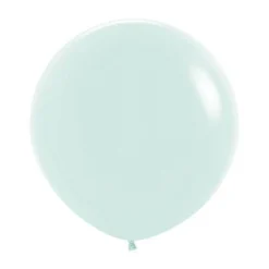 24" Chalk Pastel Balloon Green