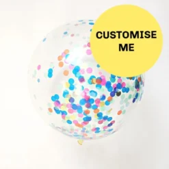 2ft Custom Made Confetti Balloon