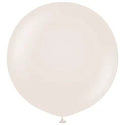 36" Big Round Balloon White Sand