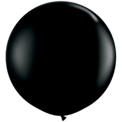 36" Big Round Balloon Black