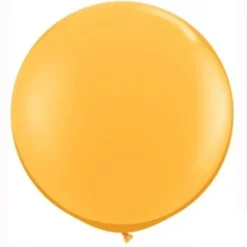 36" Big Round Balloon Golden Yellow