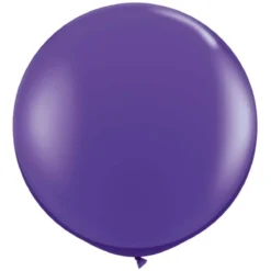 36" Big Round Balloon Purple Violet