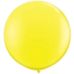 36" Big Round Balloon Yellow