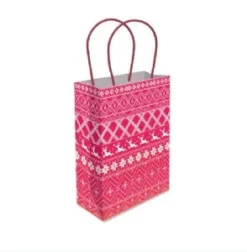 Party Bags WIth Handles - Nordic Christmas (6 Pack)