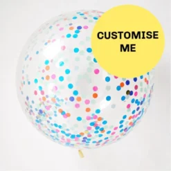 3ft Custom Made Confetti Balloon