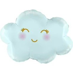 Blue Cloud Balloon 24"