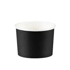 Ice Cream Treat Cups Black (8 Pack)