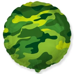 Camouflage Army Round Balloon