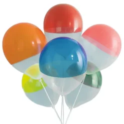 Unique Two Tone Dipped Balloons (6 Pack)