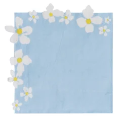 Ginger Ray Daisy Floral Napkins (16 Pack)