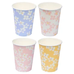 Ginger Ray Daisy Floral Cups (8 Pack)
