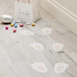 Ginger Ray Easter Bunny Feet Floor Stickers (10 Pack)