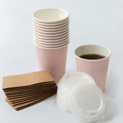 Eco 'To Go' Cups Pack- Pink (12 Pack)
