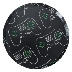 Ginger Ray Gamer Party Plates (8 Pack)