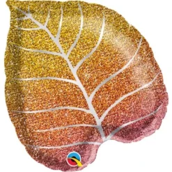 Glitter Leaf Balloon