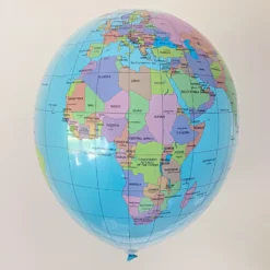 Map Of The Globe Balloon 14"