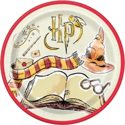 Unique Harry Potter Party Plates (8 Pack)