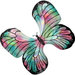 Anagram Holographic Butterfly Balloon 30"