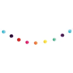 Rainbow Honeycomb Garland 3m