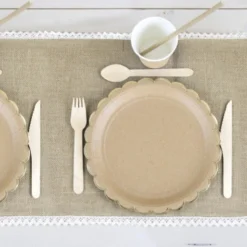 Pretty Edged Jute Table Runner (3m)