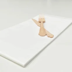 AMSCAN Large Paper Tablecloth - Coconut White