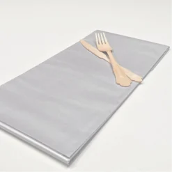 AMSCAN Large Paper Tablecloth - Graphite