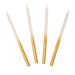 Talking Tables Tall Cake Candles - Luxe Gold (16 Pack)
