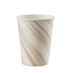 Ginger Ray Natural Marble Print Cups (8 Pack)