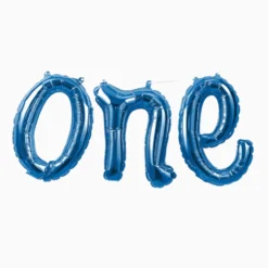 ONE Script Balloon - Blue