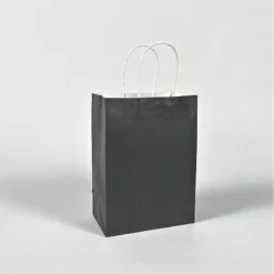 Party Bags WIth Handles - Black (6 Pack)