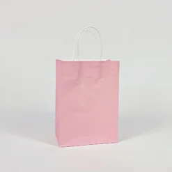 Party Bags WIth Handles - Pink (6 Pack)