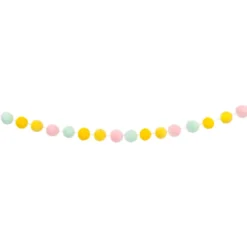 Talking Tables Felt Ball Garland - Pastels