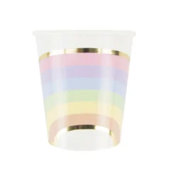 Pastel Rainbow Party Cups (8 Pack)