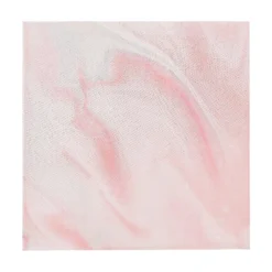 Ginger Ray Pink Marble Print Napkins