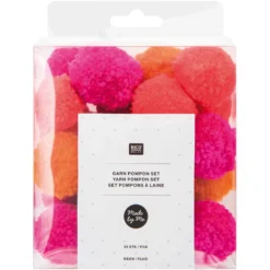 Yarn Pompoms - Neon