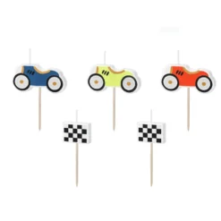 Racing Car Birthday Candles (5 Pack)