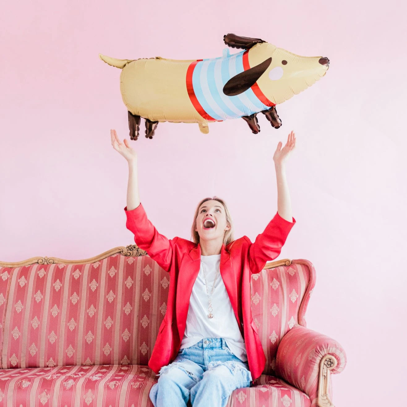 Sausage Dog Balloon 35" - Image 2