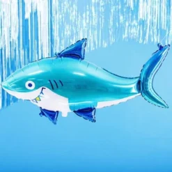 Blue Shark Balloon 36"