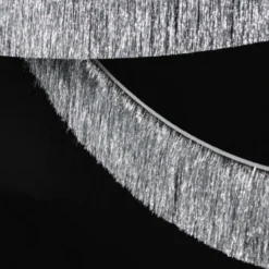 Silver Tinsel Fringe Garland