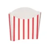 Unique Red White Striped Snack Scoop (8 Pack)