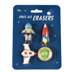 Space Explorers Eraser Set (Set Of 4)