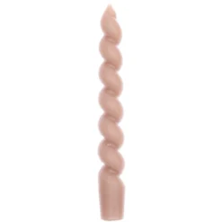 Spiral Candle - Pebble 18cm