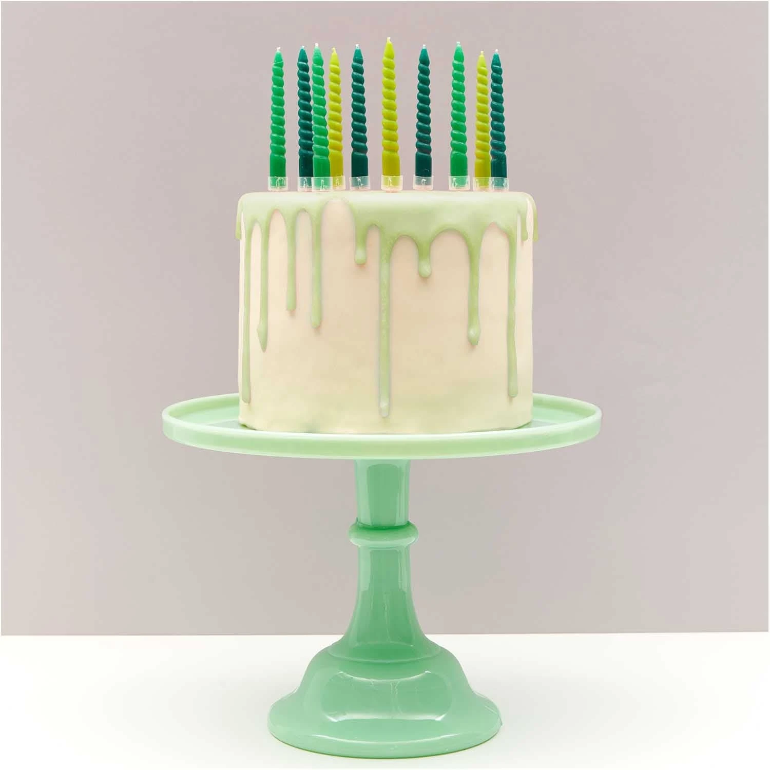 Spiral Candles Mix - Smoky Green - Image 4